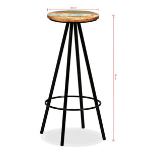 5-tlg. Bar-Set Altholz Massiv