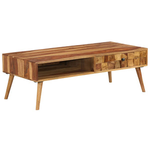 Couchtisch Massivholz Akazie Honigbraun 110x50x37 cm