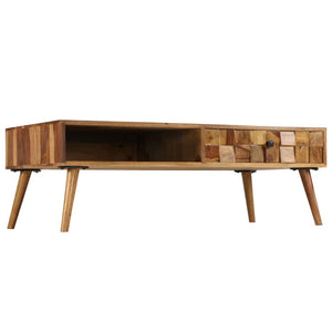 Couchtisch Massivholz Akazie Honigbraun 110x50x37 cm