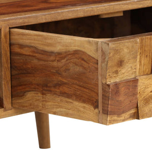 Couchtisch Massivholz Akazie Honigbraun 110x50x37 cm
