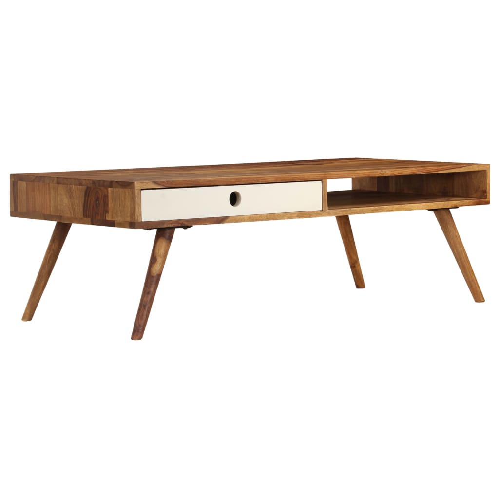 Couchtisch 110x50x35 cm Massivholz Akazie