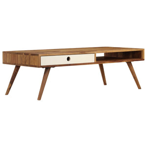 Couchtisch 110x50x35 cm Massivholz Akazie