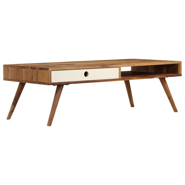 Couchtisch 110x50x35 cm Massivholz Akazie