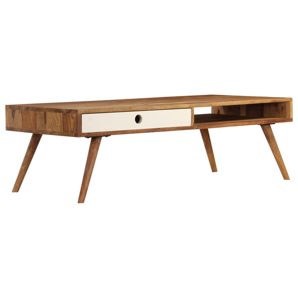 Couchtisch 110x50x35 cm Massivholz Akazie