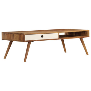 Couchtisch 110x50x35 cm Massivholz Akazie