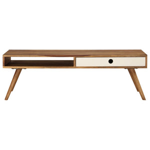 Couchtisch 110x50x35 cm Massivholz Akazie