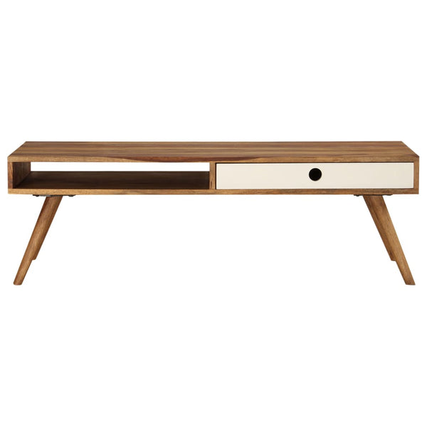 Couchtisch 110x50x35 cm Massivholz Akazie