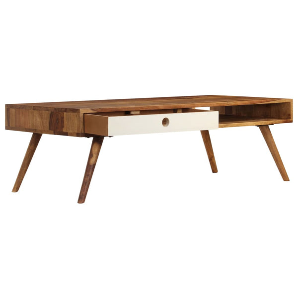 Couchtisch 110x50x35 cm Massivholz Akazie