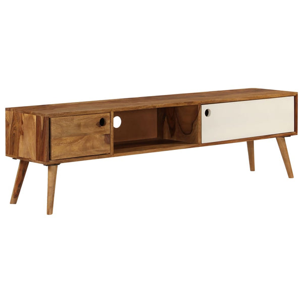 TV-Schrank 140x30x40 cm Massivholz Akazie