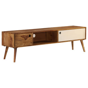 TV-Schrank 140x30x40 cm Massivholz Akazie