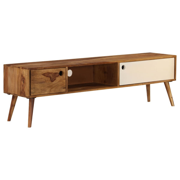 TV-Schrank 140x30x40 cm Massivholz Akazie