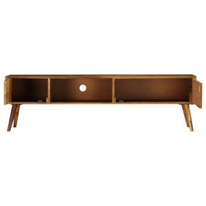 TV-Schrank 140x30x40 cm Massivholz Akazie