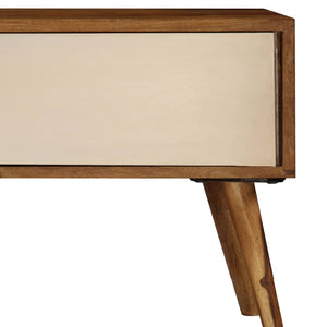 vidaXL Meuble TV 140x30x40 cm Bois d'acacia massif