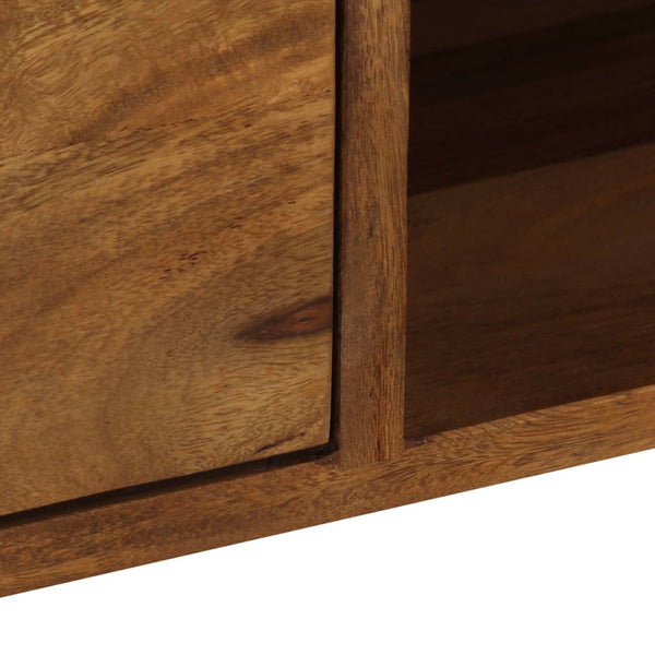 vidaXL Meuble TV 140x30x40 cm Bois d'acacia massif