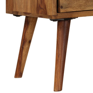 vidaXL Meuble TV 140x30x40 cm Bois d'acacia massif