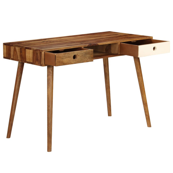 Schreibtisch 110 x 55 x 76 cm Massivholz Akazie