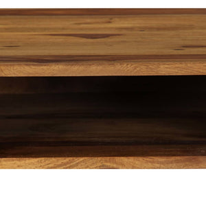 Schreibtisch 110 x 55 x 76 cm Massivholz Akazie