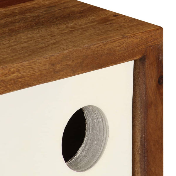 Sideboard Massivholz Akazie 118x30x66 cm