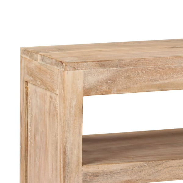 vidaXL TV Cabinet Solid Acacia Wood 90x30x55 cm Light Brown