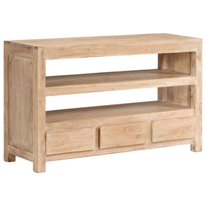 vidaXL TV Cabinet Solid Acacia Wood 90x30x55 cm Light Brown