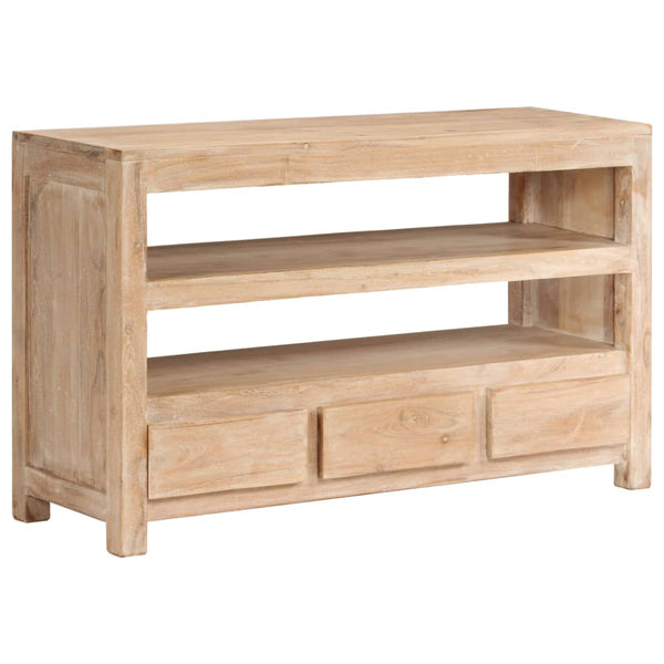 vidaXL TV Cabinet Solid Acacia Wood 90x30x55 cm Light Brown