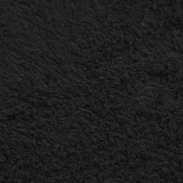 vidaXL Ensemble de tapis de bain 3 pièces Tissu Anthracite