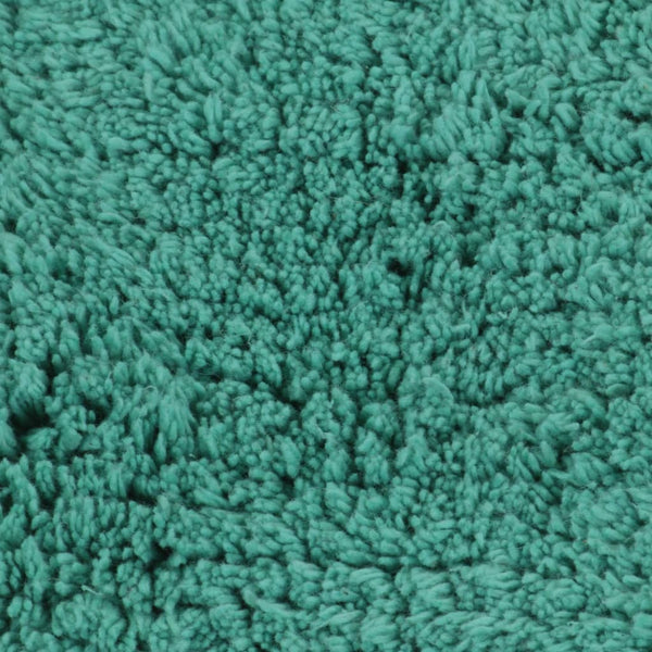 vidaXL Tapis de bain 3 pièces en tissu Turquoise