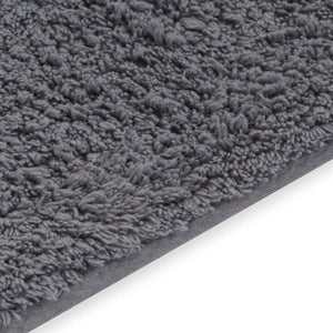 vidaXL Ensemble de tapis de bain 2 pcs Tissu Gris