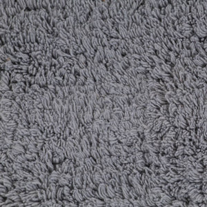 vidaXL Ensemble de tapis de bain 2 pcs Tissu Gris