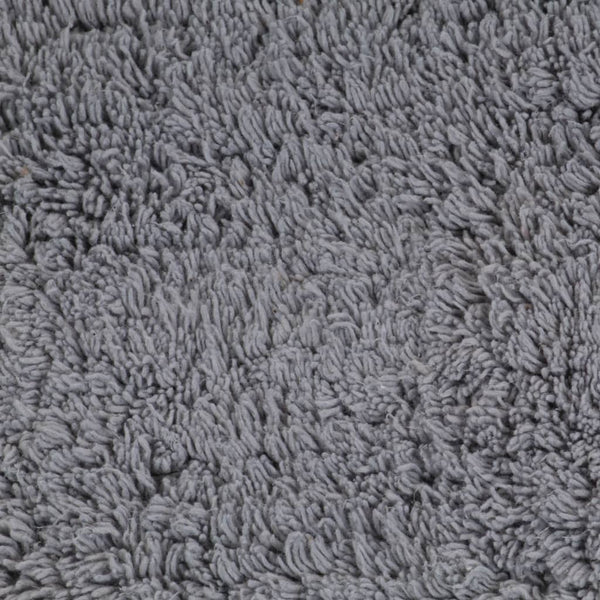 vidaXL Ensemble de tapis de bain 2 pcs Tissu Gris