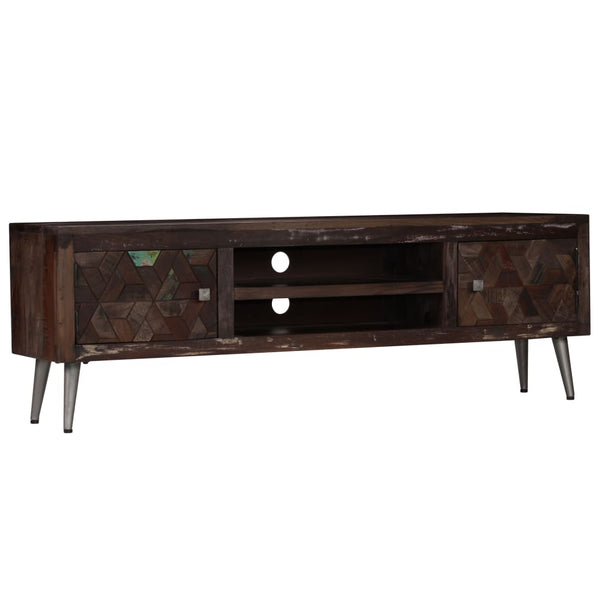 TV-Schrank Altholz Massiv 140x30x45 cm