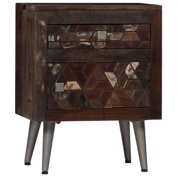 Nachttisch Altholz Massiv 40x30x50 cm