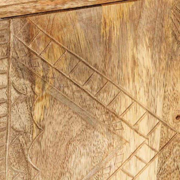 vidaXL Buffet en bois de manguier massif 110x30x60 cm