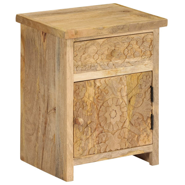 Nachttisch Massivholz Mango 40x30x50 cm