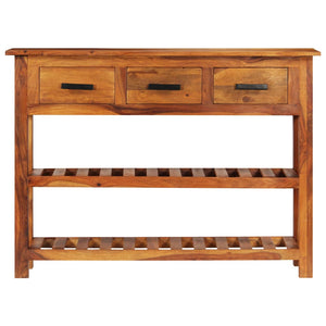 Sideboard mit 3 Schubladen 110x30x80 cm Massivholz