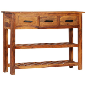 Sideboard mit 3 Schubladen 110x30x80 cm Massivholz