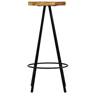 vidaXL Tabourets de bar 2 pcs Bois de manguier massif
