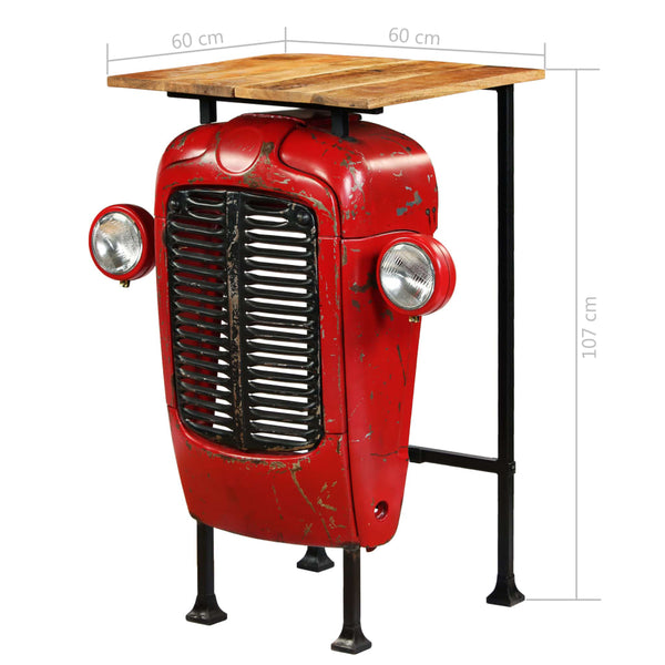 Bar-Set 3-tlg. Massivholz Mango 60×60×107 cm