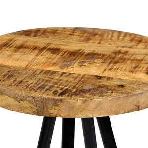 Bar-Set 3-tlg. Massivholz Mango 60×60×107 cm