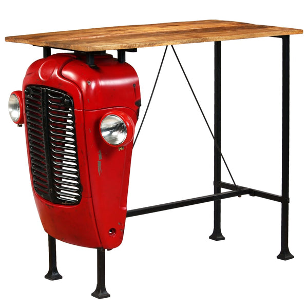 Bar-Set 5-tlg. Massivholz Mango 120×60×107 cm