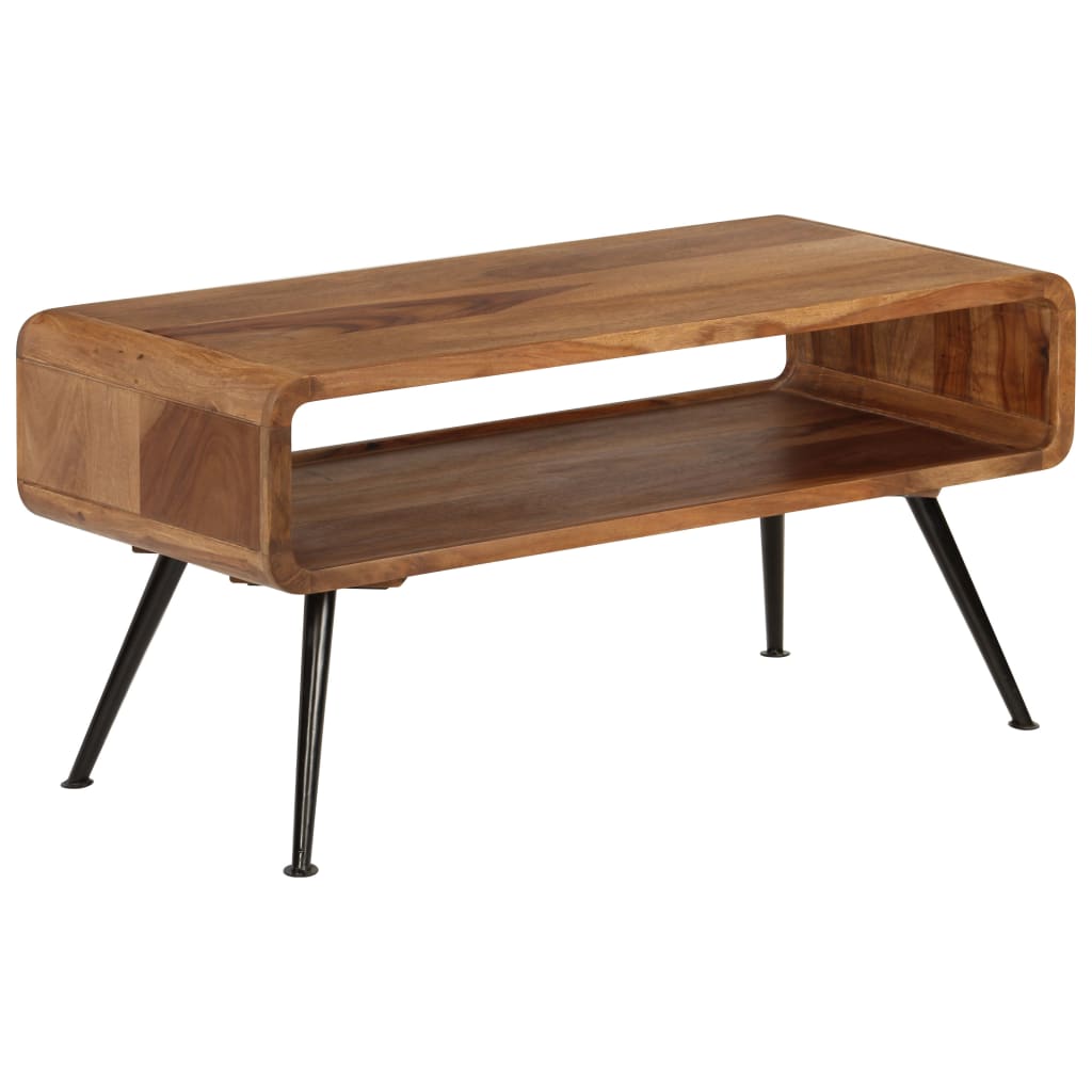 Couchtisch Massivholz Akazie 95 x 40 x 45 cm