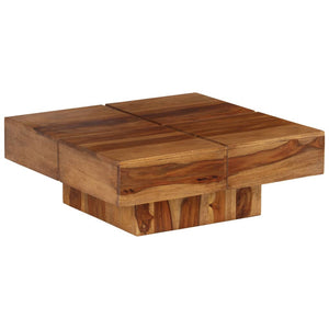 Couchtisch 80x80x30 cm Massivholz Akazie