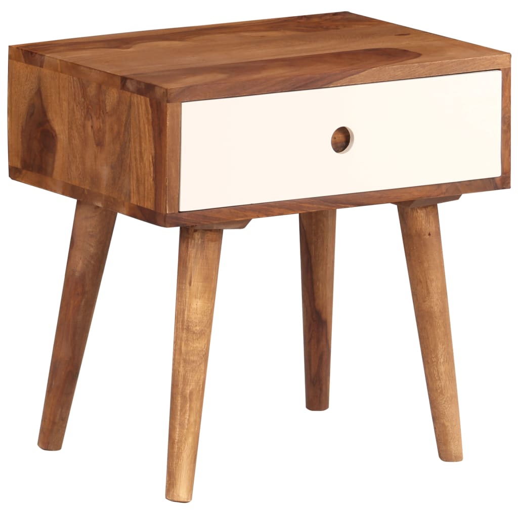 Nachttisch Massivholz Akazie 45x30x45 cm