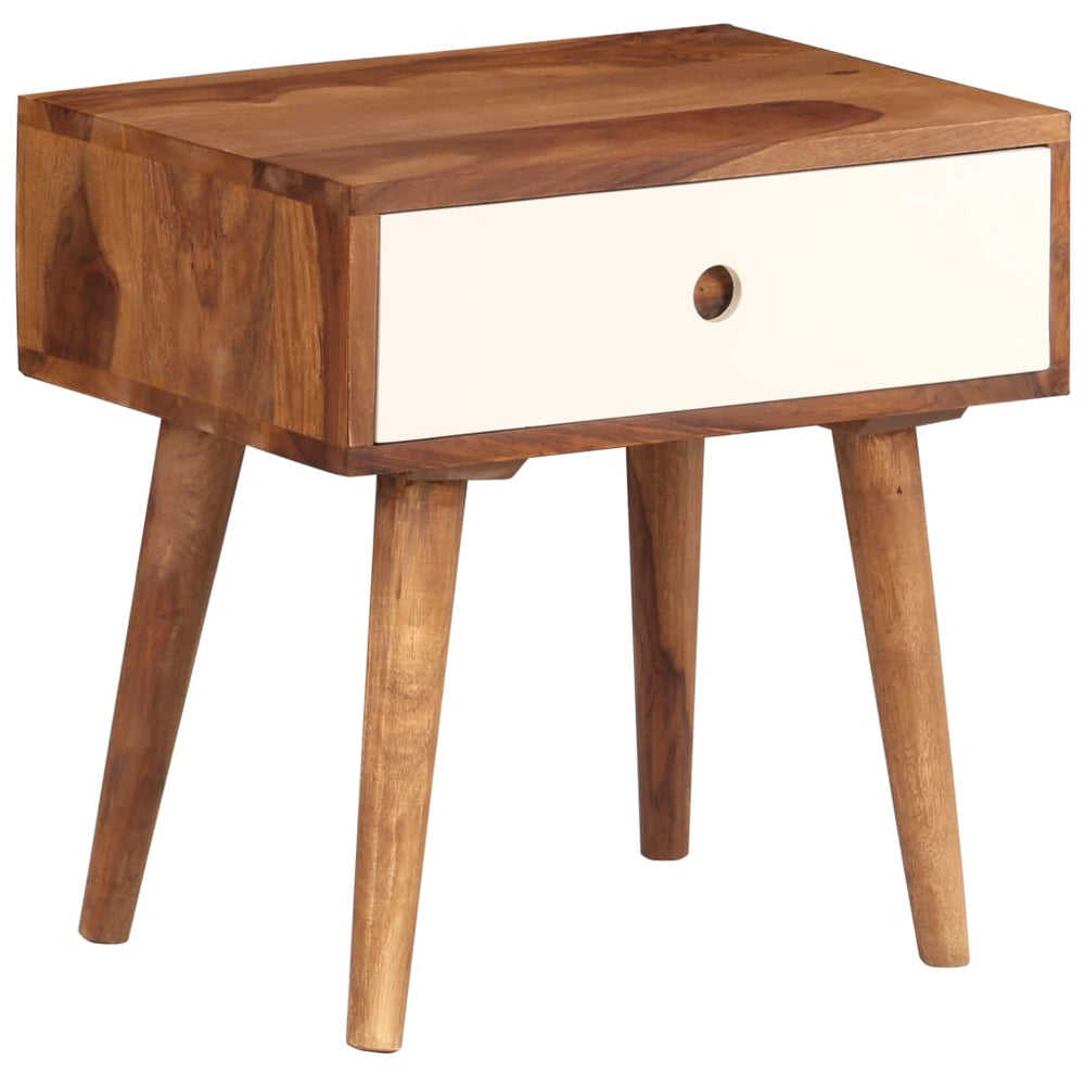 Nachttisch Massivholz Akazie 45x30x45 cm