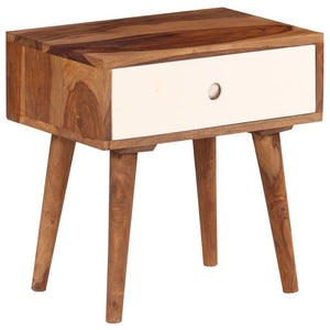 Nachttisch Massivholz Akazie 45x30x45 cm