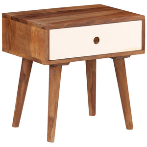 Nachttisch Massivholz Akazie 45x30x45 cm