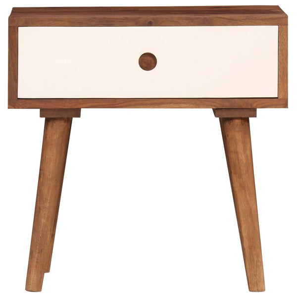 Nachttisch Massivholz Akazie 45x30x45 cm