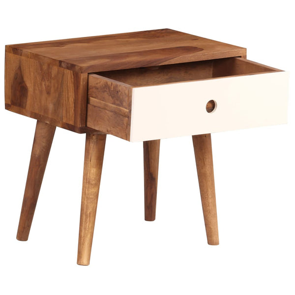 Nachttisch Massivholz Akazie 45x30x45 cm