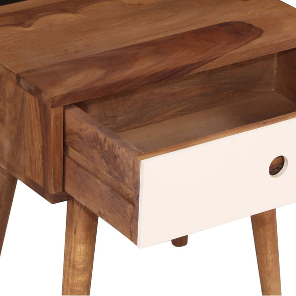 Nachttisch Massivholz Akazie 45x30x45 cm