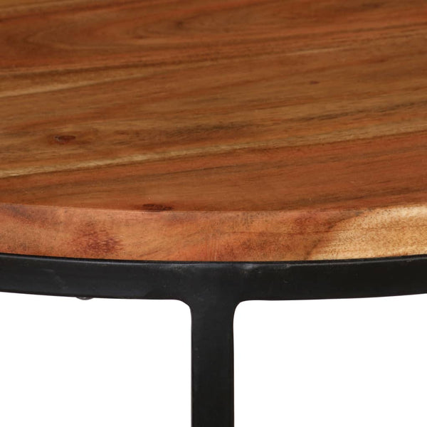 Couchtisch-Set 3-teilig Akazienholz Massiv